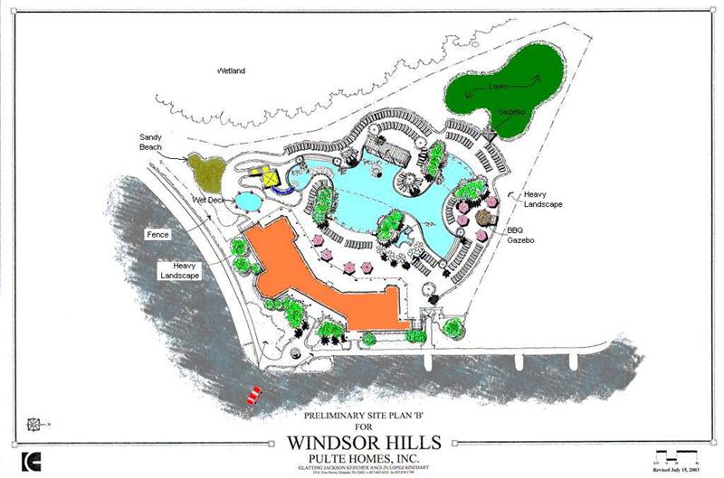 Layout of Windsor Hills